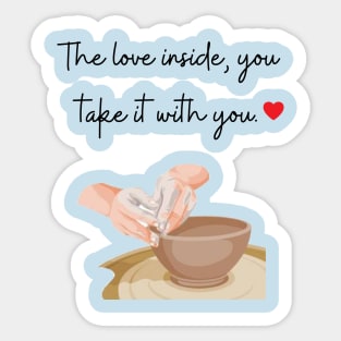 Ghost/the love inside Sticker